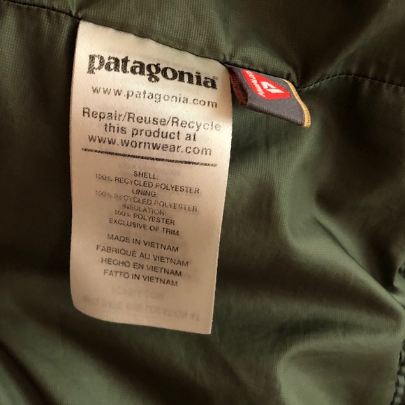 Patagonia Camp Green Nano Puff Jacket Women XS - Picture 5 of 6